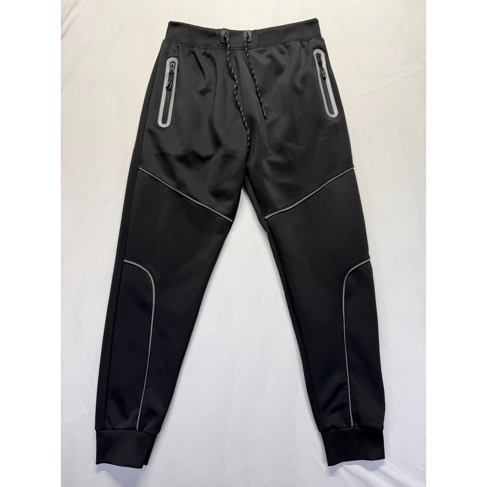 Fried Denim Jogger Pants Mens Medium Black Drawstring Tapered Leg‎ Athleisure
